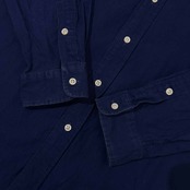 90s Ralph Lauren ラルフローレン BLAKE BD ボタンダウン コーデュロイ 長袖シャツ LL/ネイビー系 メンズ ビンテージ