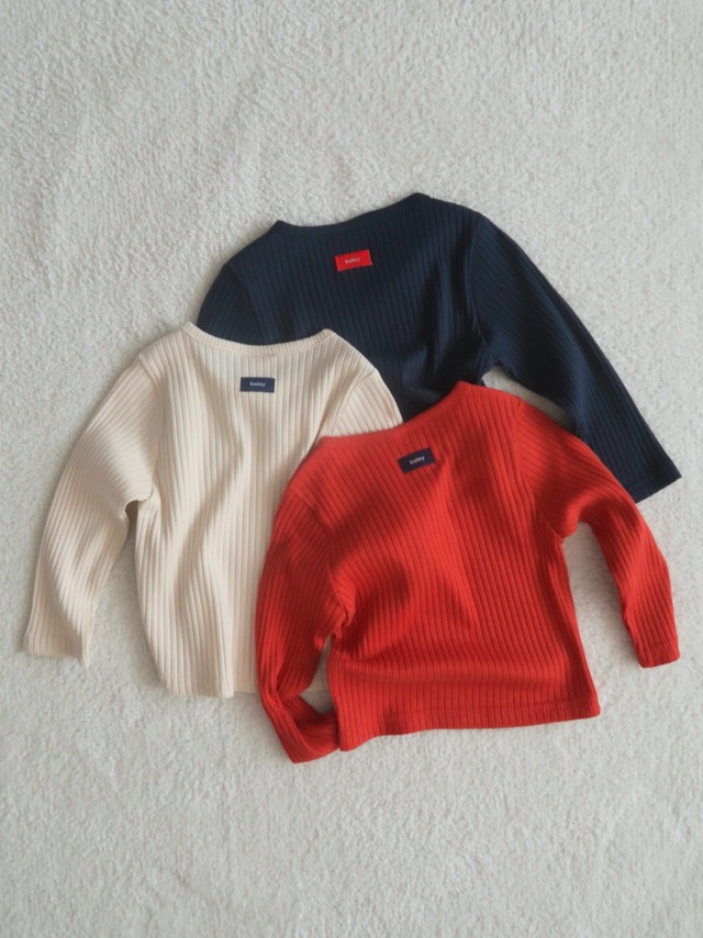 【取寄】bailey｜modal cheese cookie tee｜モダルチーズクッキーT｜XS-XL｜kids｜26 autumn