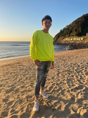 NUMBERX GOLD 3D LOGO ビックシルエットトレーナー″YELLOW″