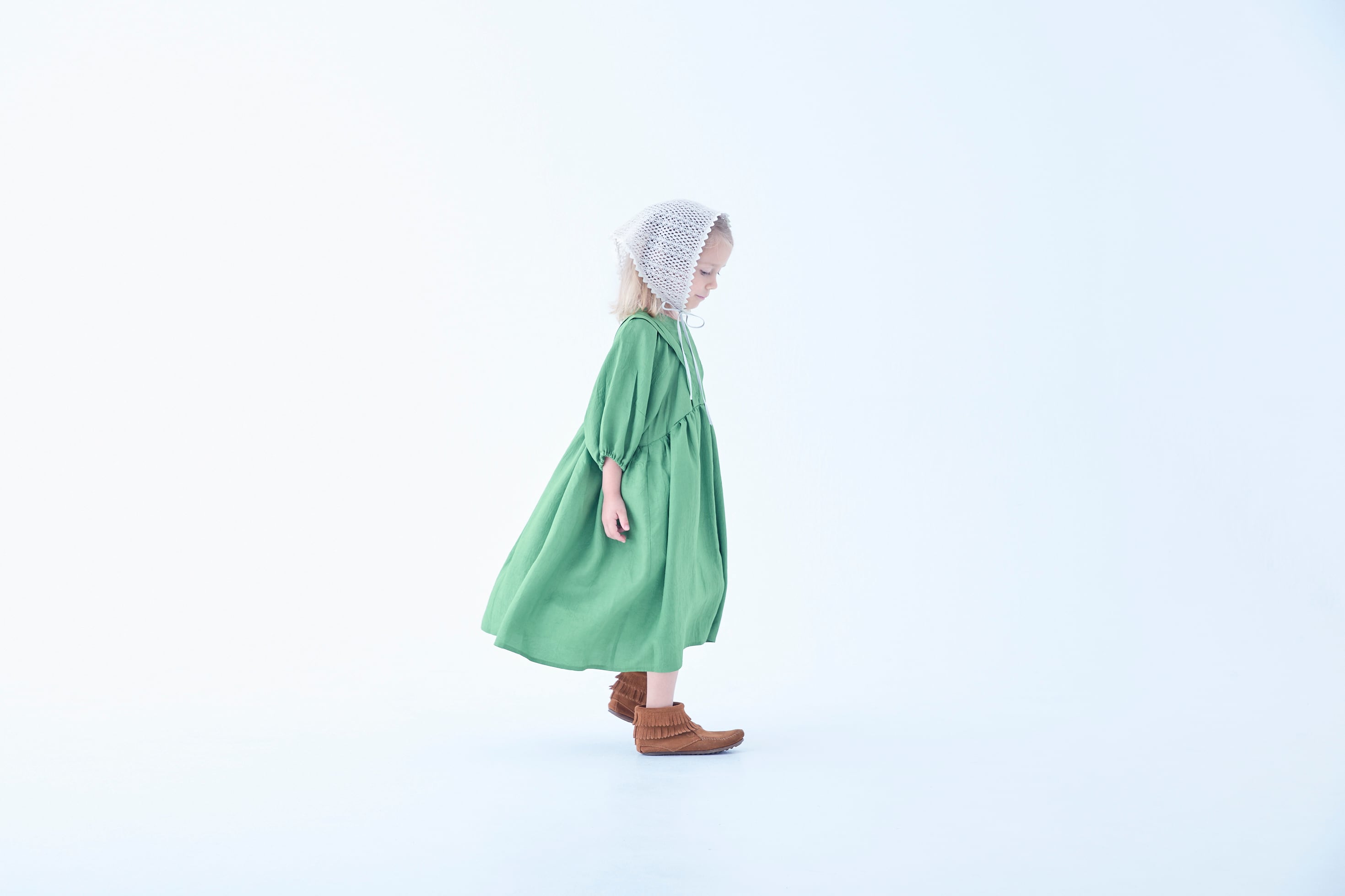 【即納/送料無料】Crochet Lace Bonnet / ivory