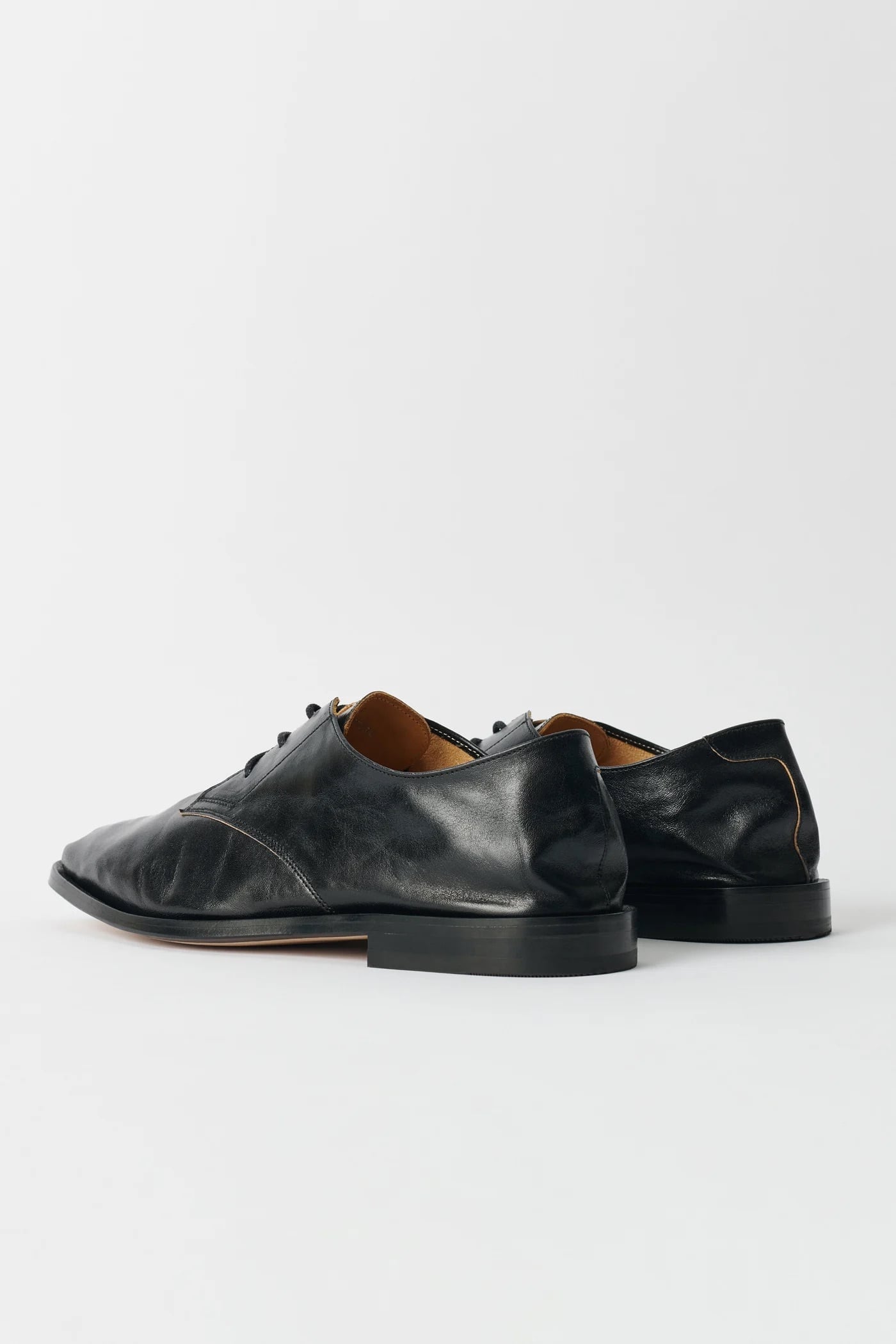 OUR LEGACY COLLAPSING CONSULTANT True Dye Black Leather A2257CCT
