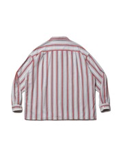 Snake Stripe Open-Neck L/S Shirt