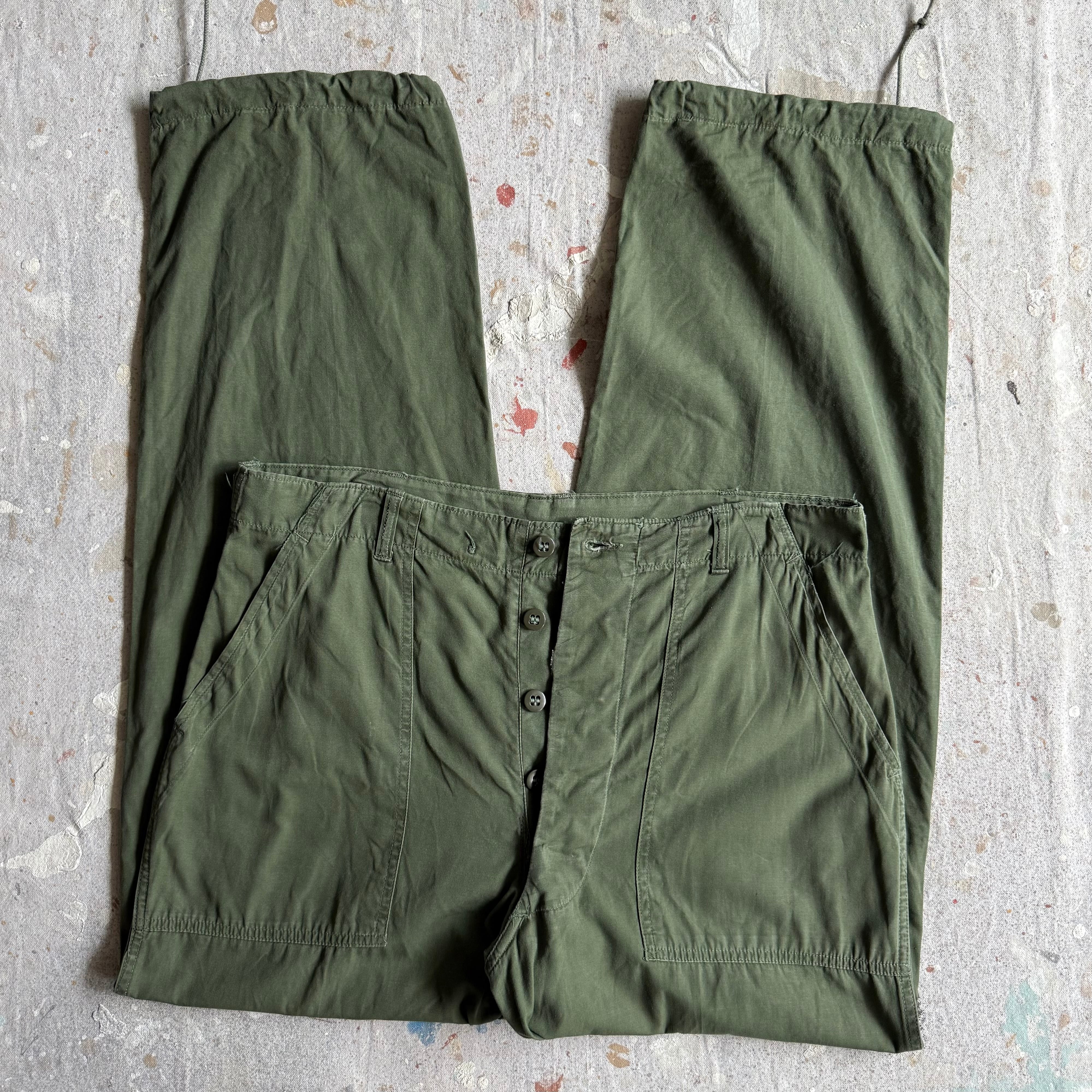 1960s USARMY "POPLIN" ベイカーパンツ W37L30 Z19