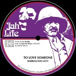BARRINGTON LEVY - ONE FOOT JO-JO / TO LOVE SOMEONE 12