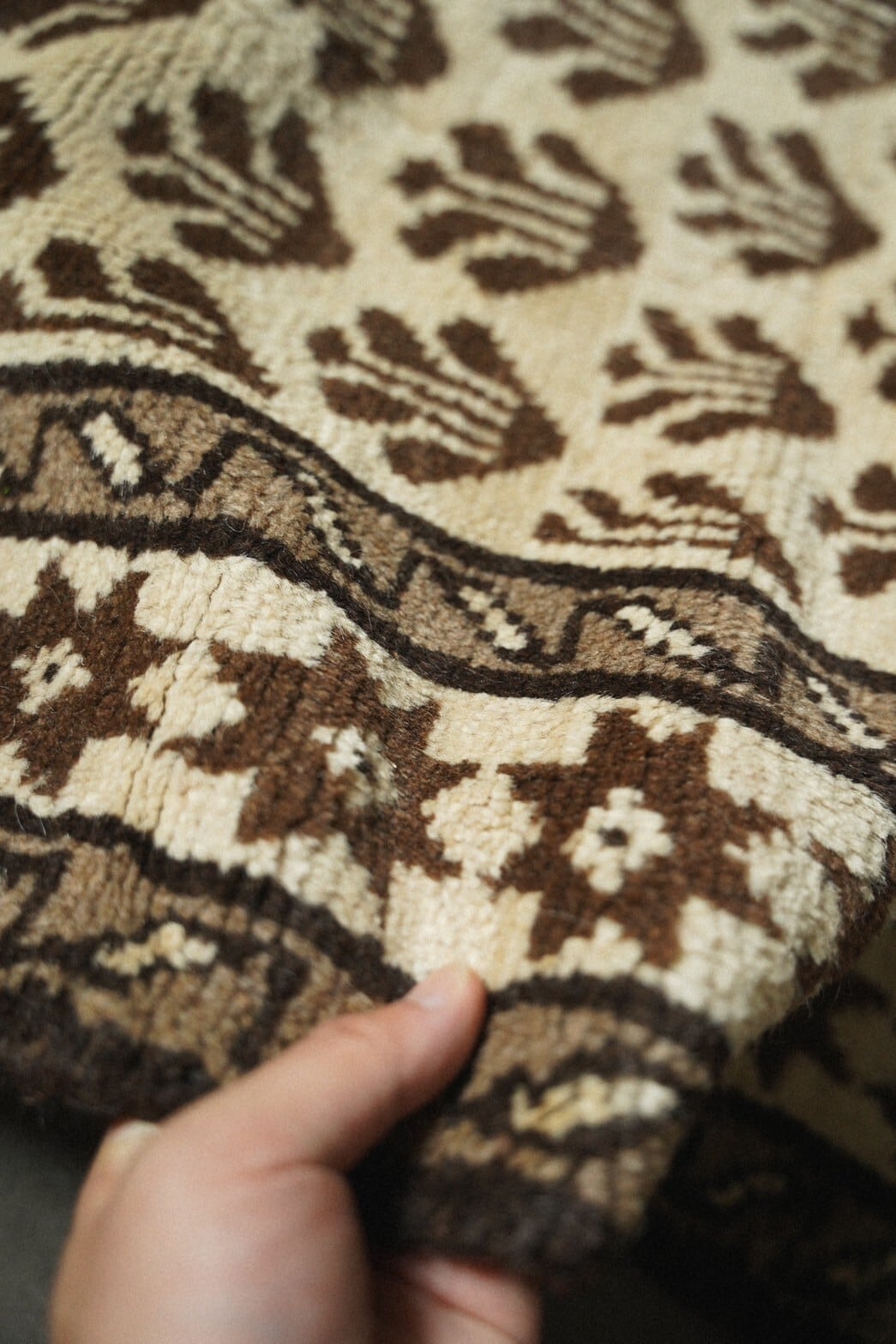 1151-Vintage Taimani rug | 手織りのヴィンテージラグ専門店 1151-Vintage Taimani rug | 手織りのヴィンテージラグ専門店