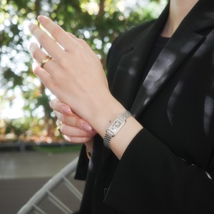 カルティエ タンクアロンジェ ホワイトゴールド 金無垢