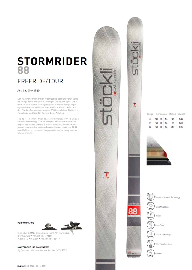 18'-19'｜STORMRIDER 88 / XM13 silver-black