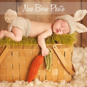 【撮影衣装】New Born Photo コスチューム  / うさぎ (466)