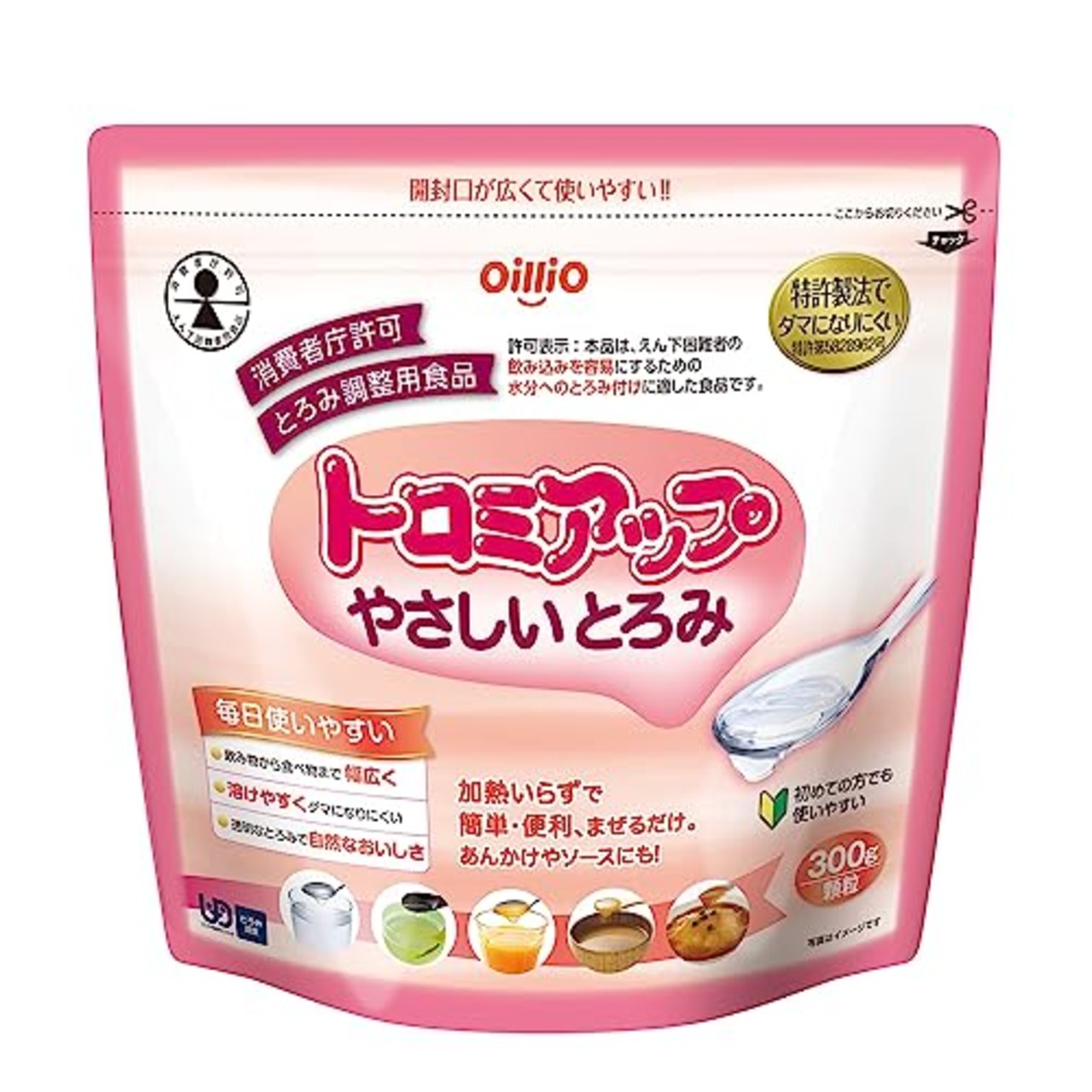 日清オイリオ トロミアップ やさしいとろみ 300g とろみ剤 介護 ダマになりにくい