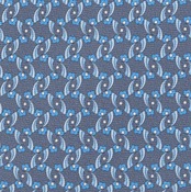 3-Fold Silk Tie, Floral Pattern, Grey - JA056337-9