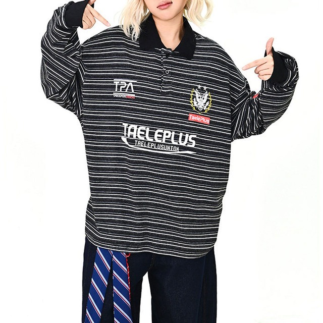 ボーダーロゴスポーツポロトップス
 2col   R01601