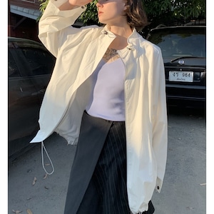 oversized zip up jacket k-0234