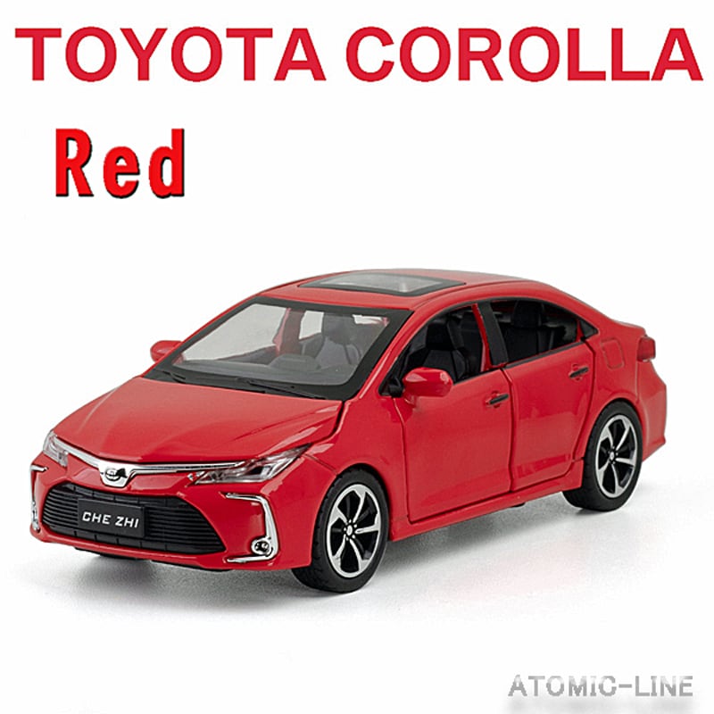 TOYOTA カローラ 1/32 ミニカー 全3色 ライト点灯 エンジンサウンド