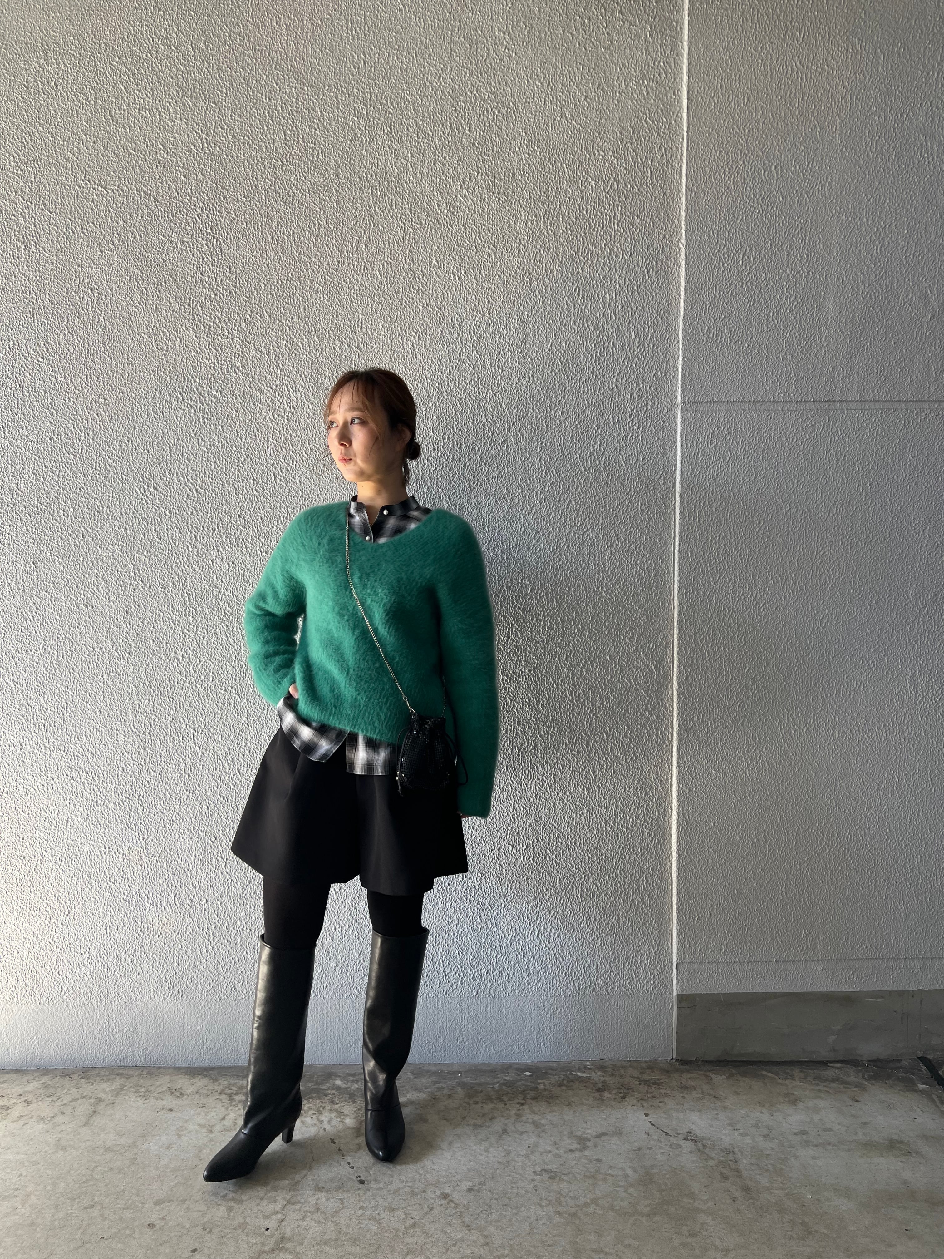 【anana】ハイウエストタックショートパンツ a99-032