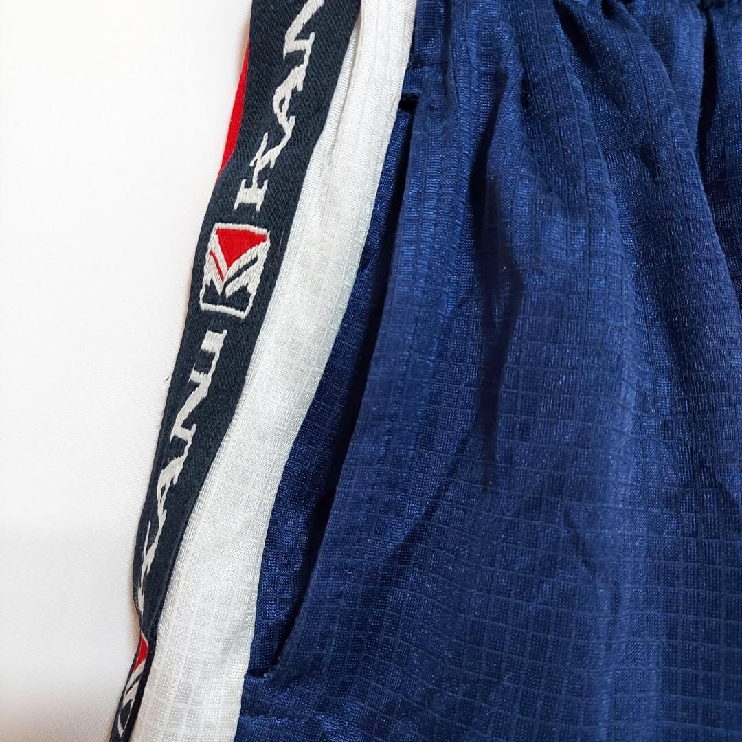 カールカナイ トラックパンツ ショートパンツ 半ズボン ジャージ 青