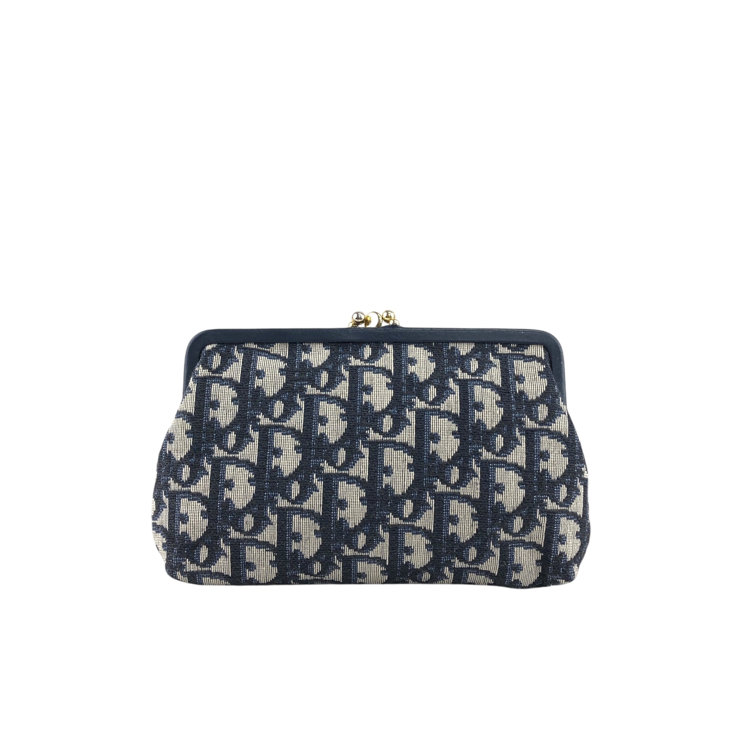 Christian Dior クリスチャン ディオール トロッター ポーチ ネイビー