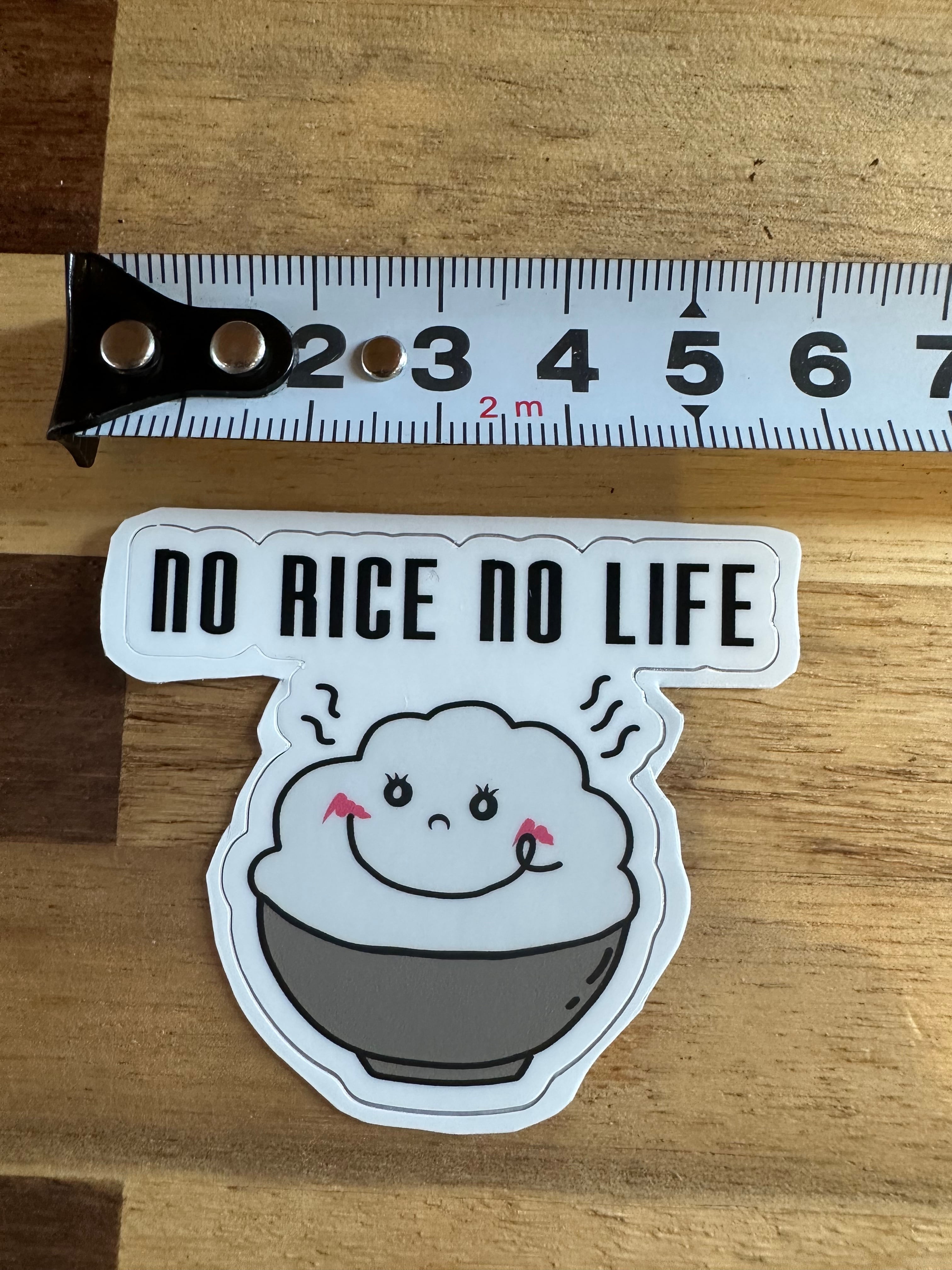 ライスくんステッカー［ホワイト］ | komusubi-shop