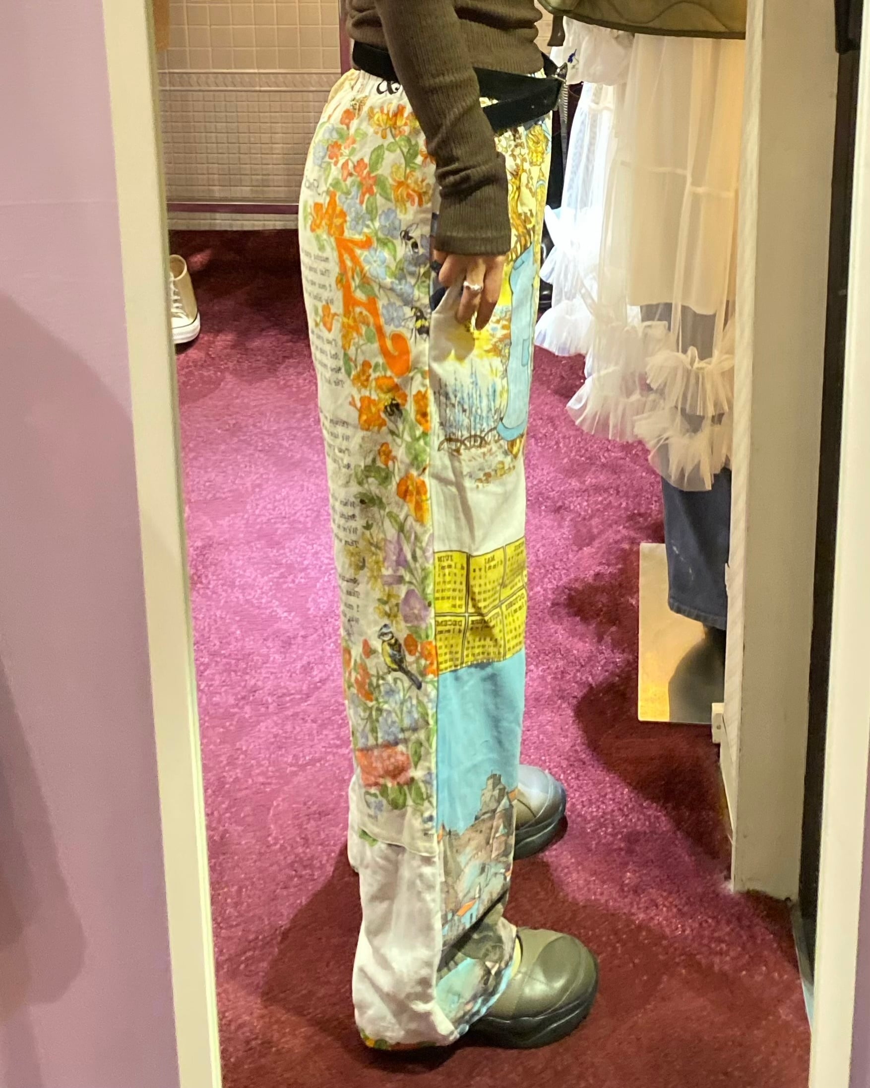 CaNARi remake vintage tapestry pants | CaNARi Vintage