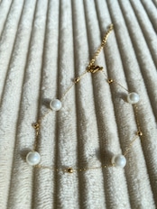 Fine Chain Pearl Anklet
