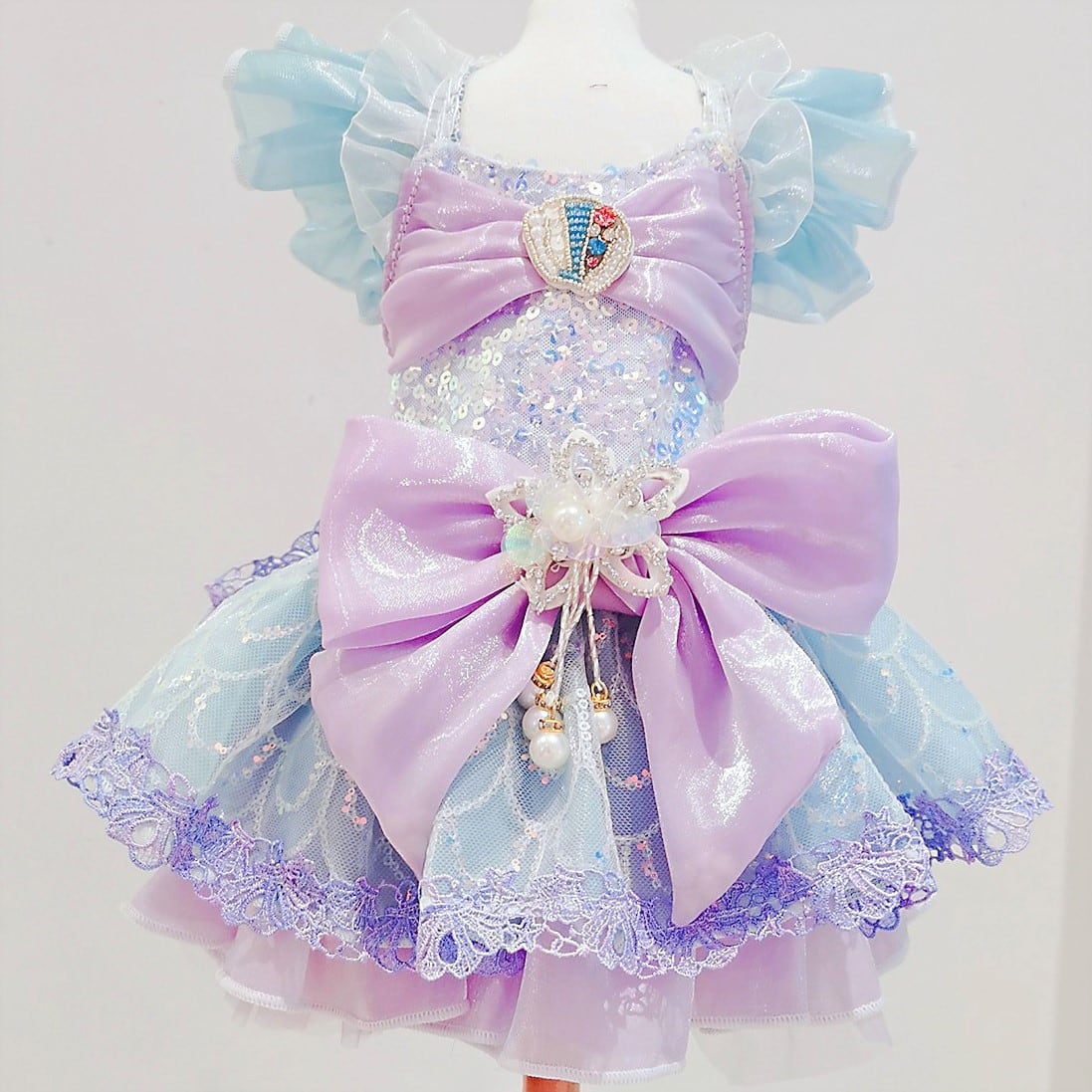 大型犬もOK 海の中のマーメイド風ドレス