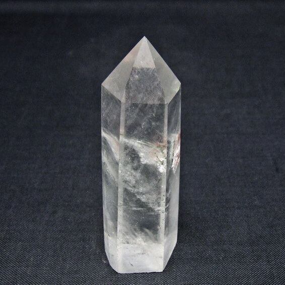 水晶 六角柱 ポイント 置物 一点物 142-10999