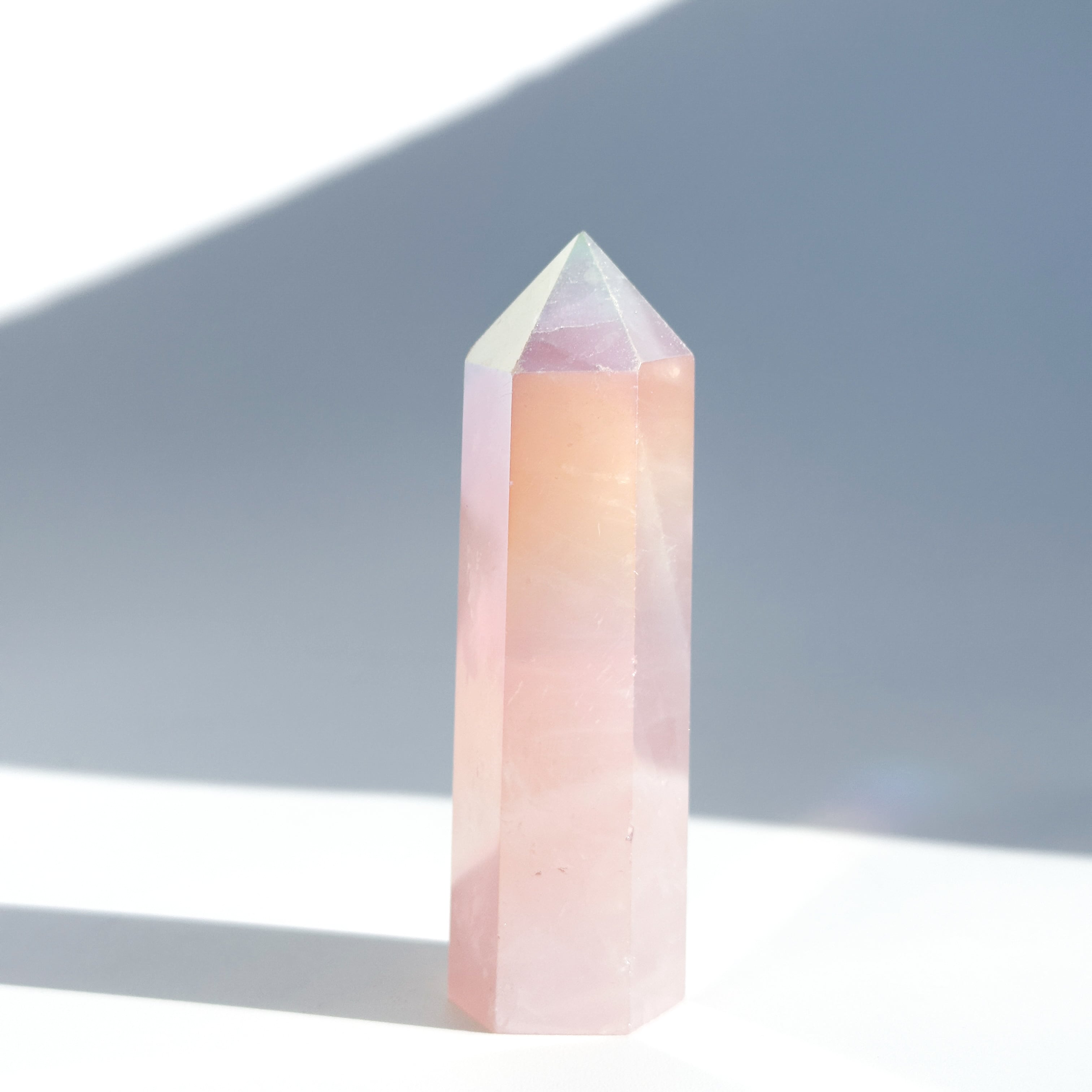 エンジェルオーラローズクォーツ タワー22✧ Angel Aura Rose Quartz