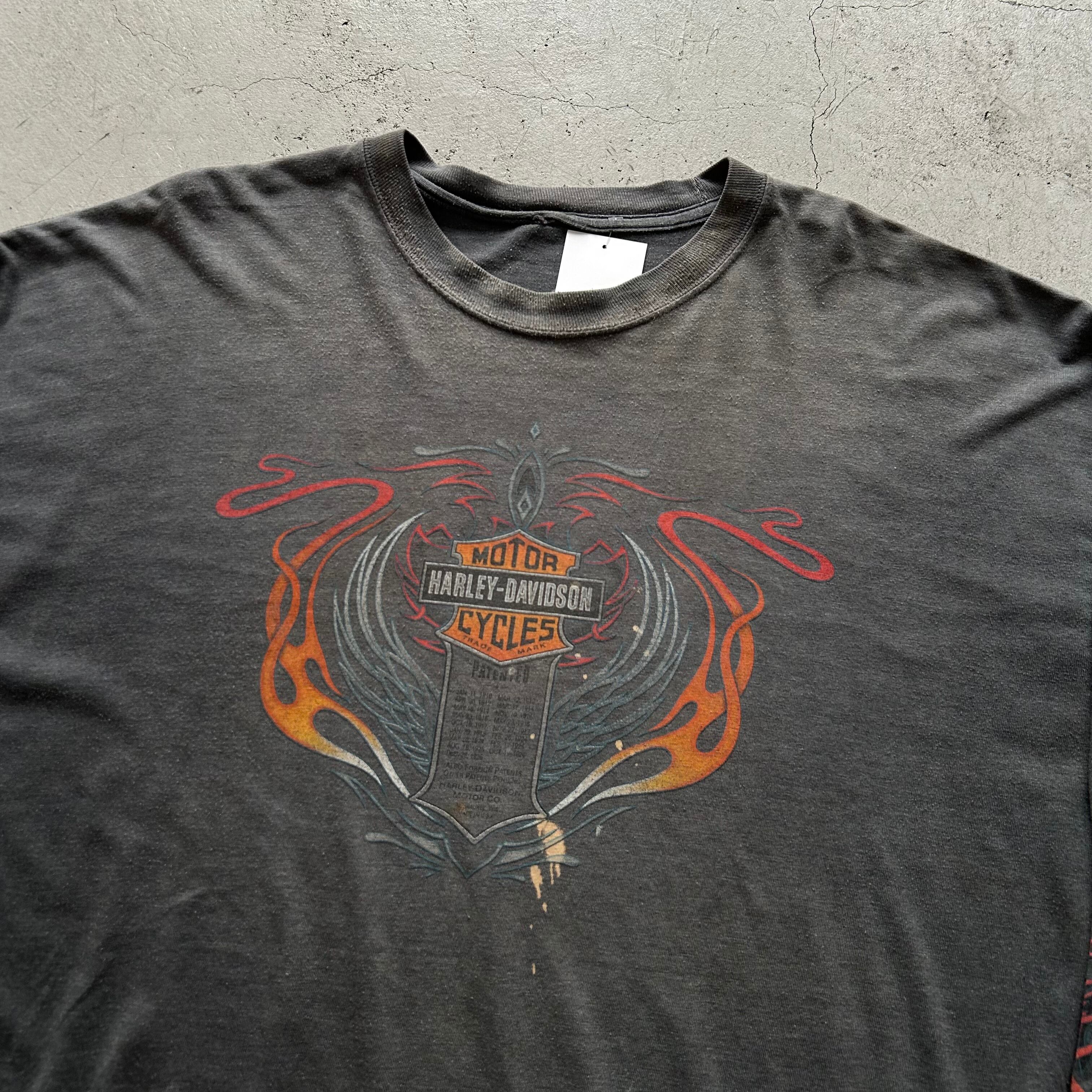 00s ハーレーダビッドソン　Tシャツ　HarleyDavidson ビンテージ 激レア 00s ビンテージ ハーレーダビッドソン Tシャツ 豚