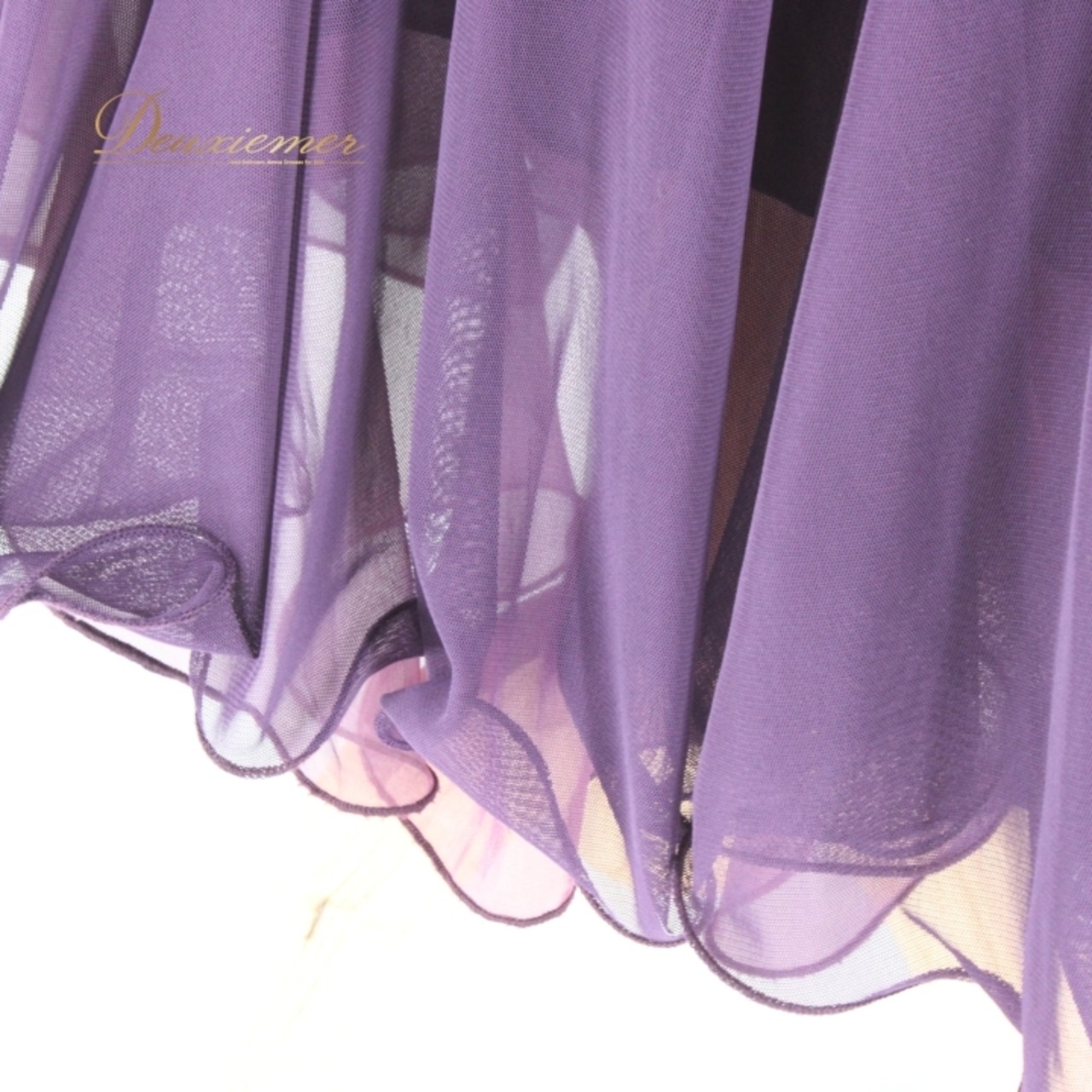 社交ダンス 衣装 スタンダード スカート レッスンウェア レディース 紫 レース 無地 シンプル パープル系 練習着 フォーマル 上品 気品 舞台用 ダンス ヴィヴァルディ ふんわり 二重スカート 薄手 おしゃれ エレガント 腰ゴム 伸縮性 美しい シルエット レディースファッション 体型カバー ストレッチ フレアスカート 練習用 競技用 発表会 プロフェッショナル