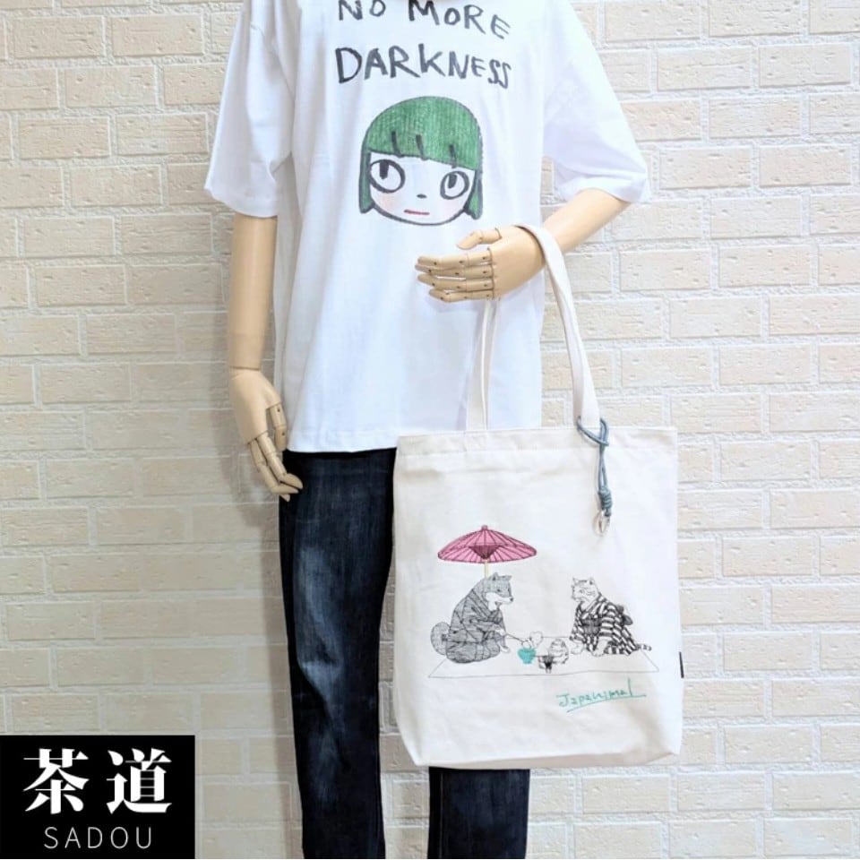 JAPAN アニマルキャンバストートバッグ（犬猫）