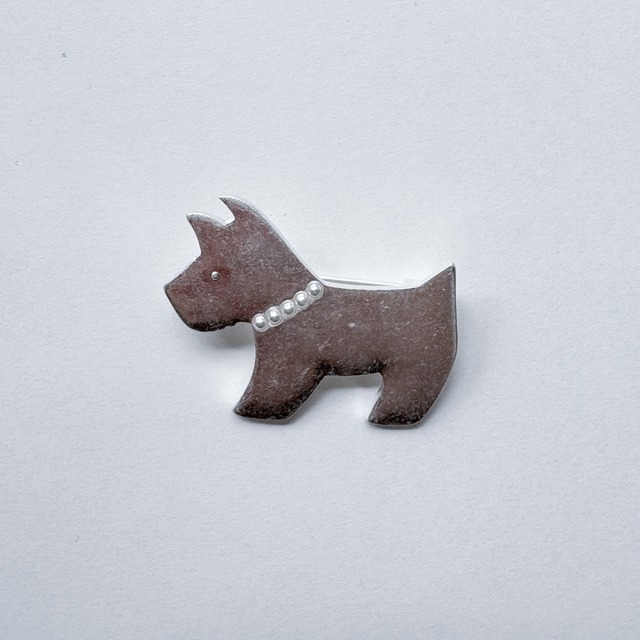 original テリアブローチ（シルバー） | BROOCH