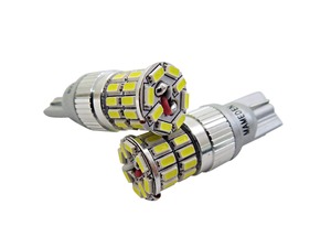 【数量限り】まめ電(MAMEDEN) LED T10 T16 兼用LED MIRA-SMD 12V 24V 両対応 (1：ホワイト)