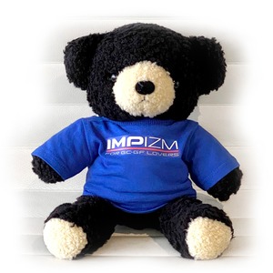 [IMPIZM]ベアとペアTシャツRed line／Blue (DryT)