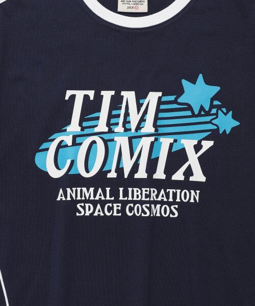 ★送料 関税込★TIM COMIX★NYLON COSMIC STAR ロングTシャツ★ ☆fromis_9 ナギョン 着用!!【TIMCOMIX】COSMIC STAR RAGLAN