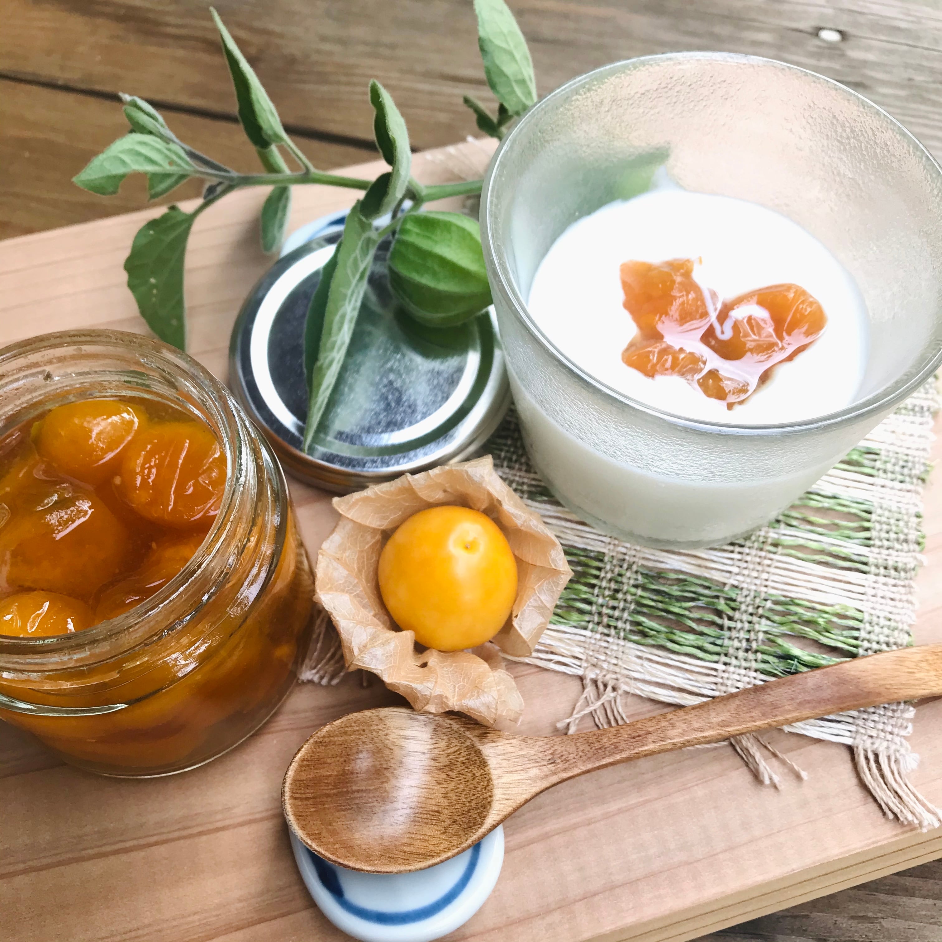 食用ほおずき オレンジチェリー | 珠泉軒（しゅせんけん）