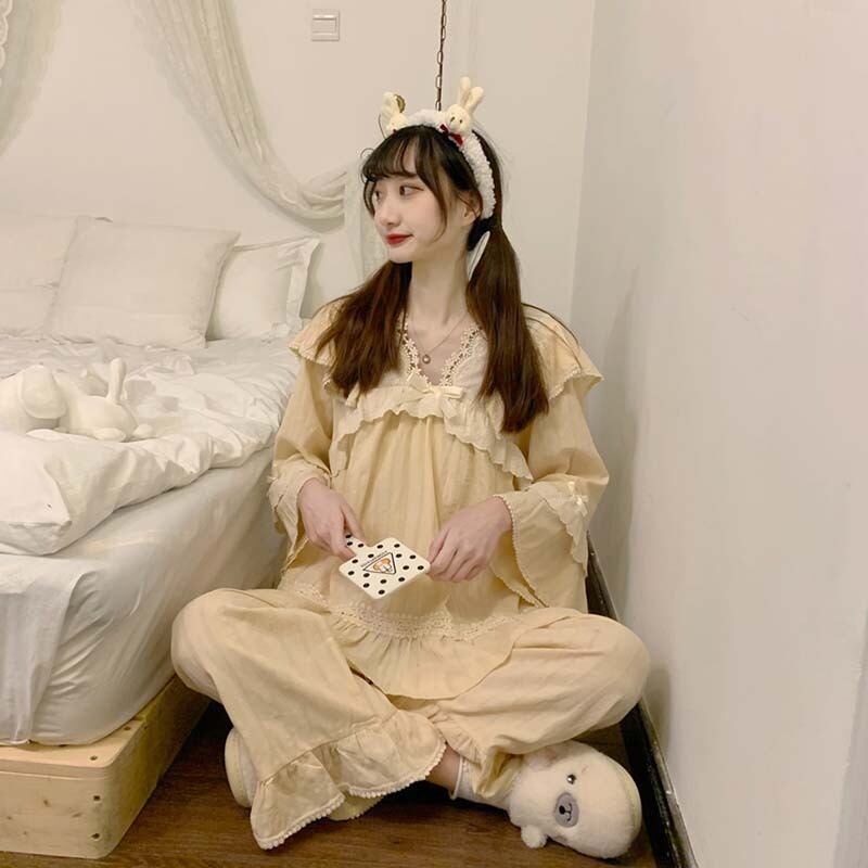 レーススタイルレディーススプリングオータム薄手 コットン 春物 秋物 萌量不足43803558479