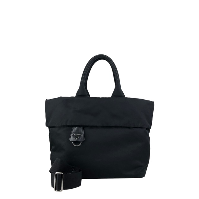 PRADA プラダ ショルダーバッグ ブラック トライアングルロゴ ナイロン BN1959 2WAY vintage ヴィンテージ オールド 3tmht8