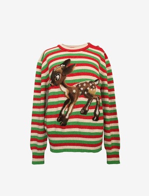 GUCCI グッチ バンビモチーフ ボーダー ニット