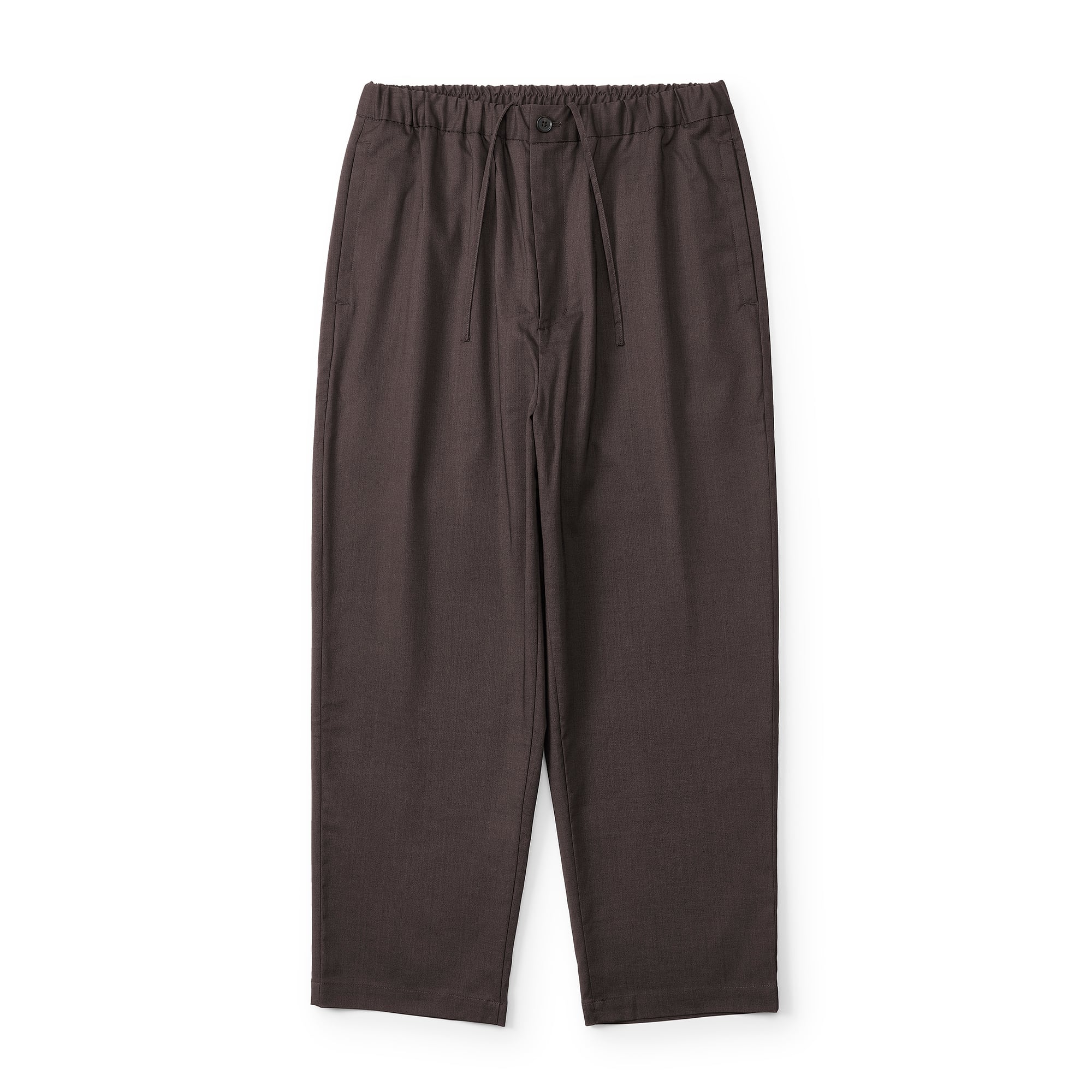 everyone polyester twill easy slacks (NAVY) | everyone