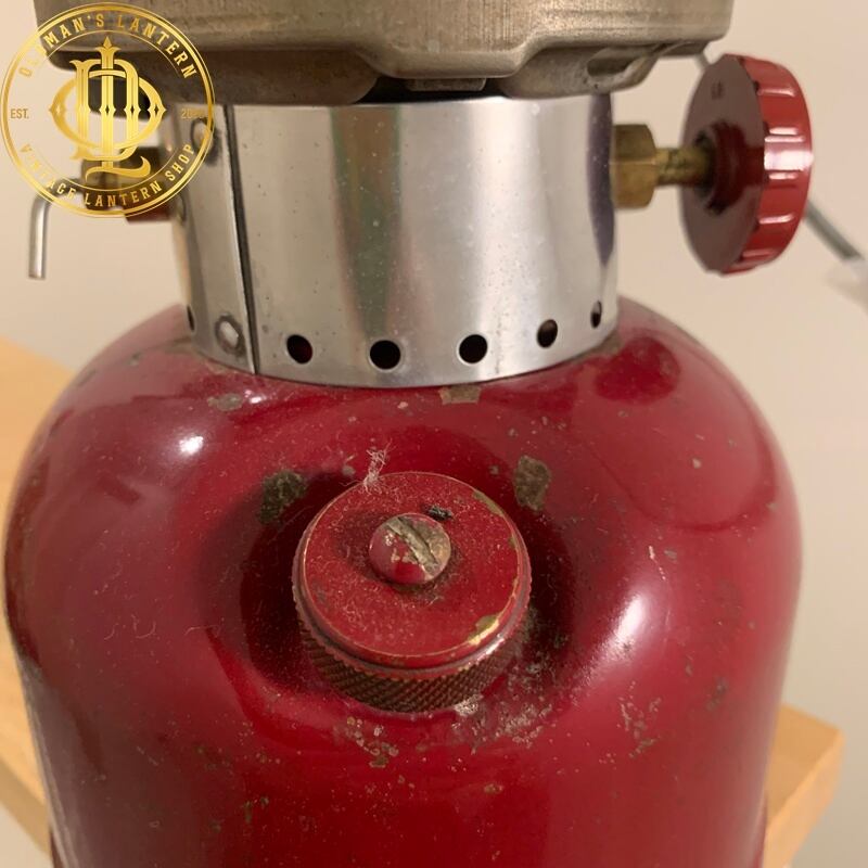 バーガンディ】Coleman コールマン 200A ガソリンランタン 1962年3月