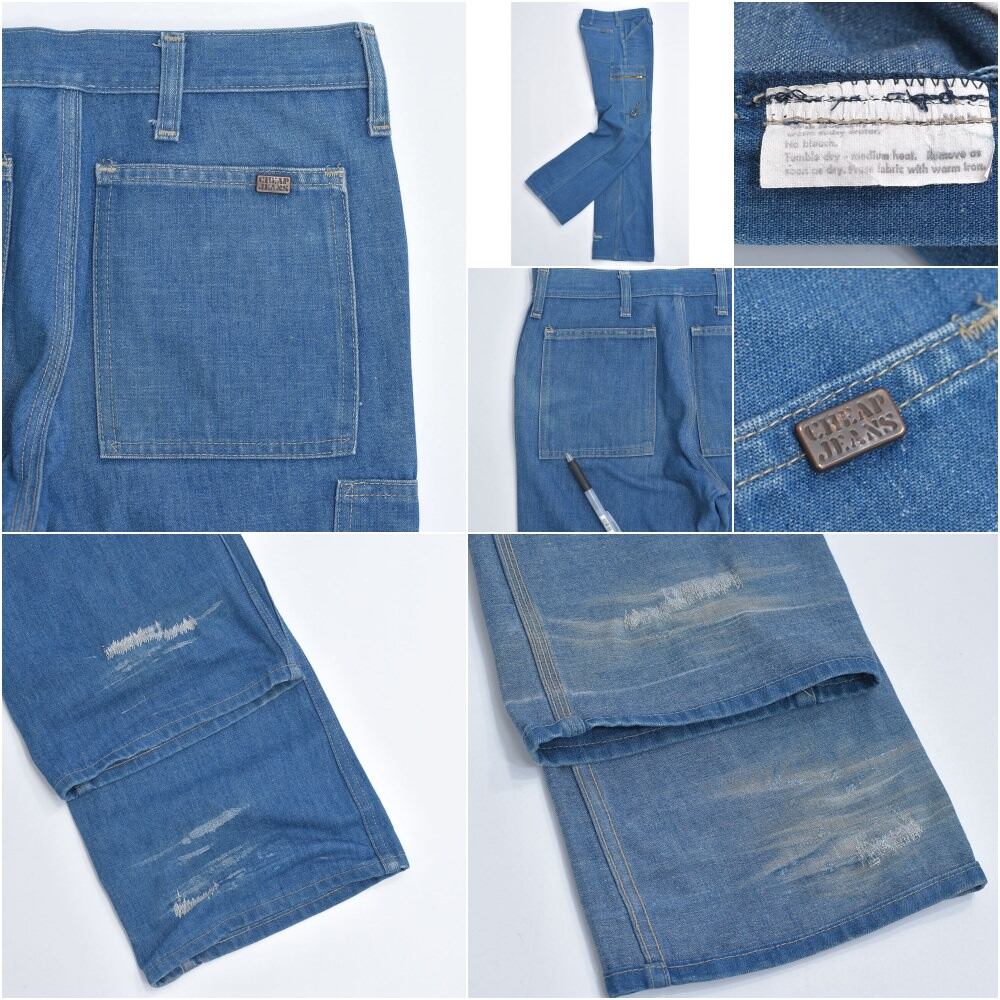 60～70s CHEAP JEANS 5ポケットデザイン ブーツカット デニムパンツ