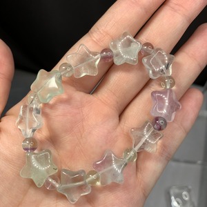 no3フローライトスターブレスレット