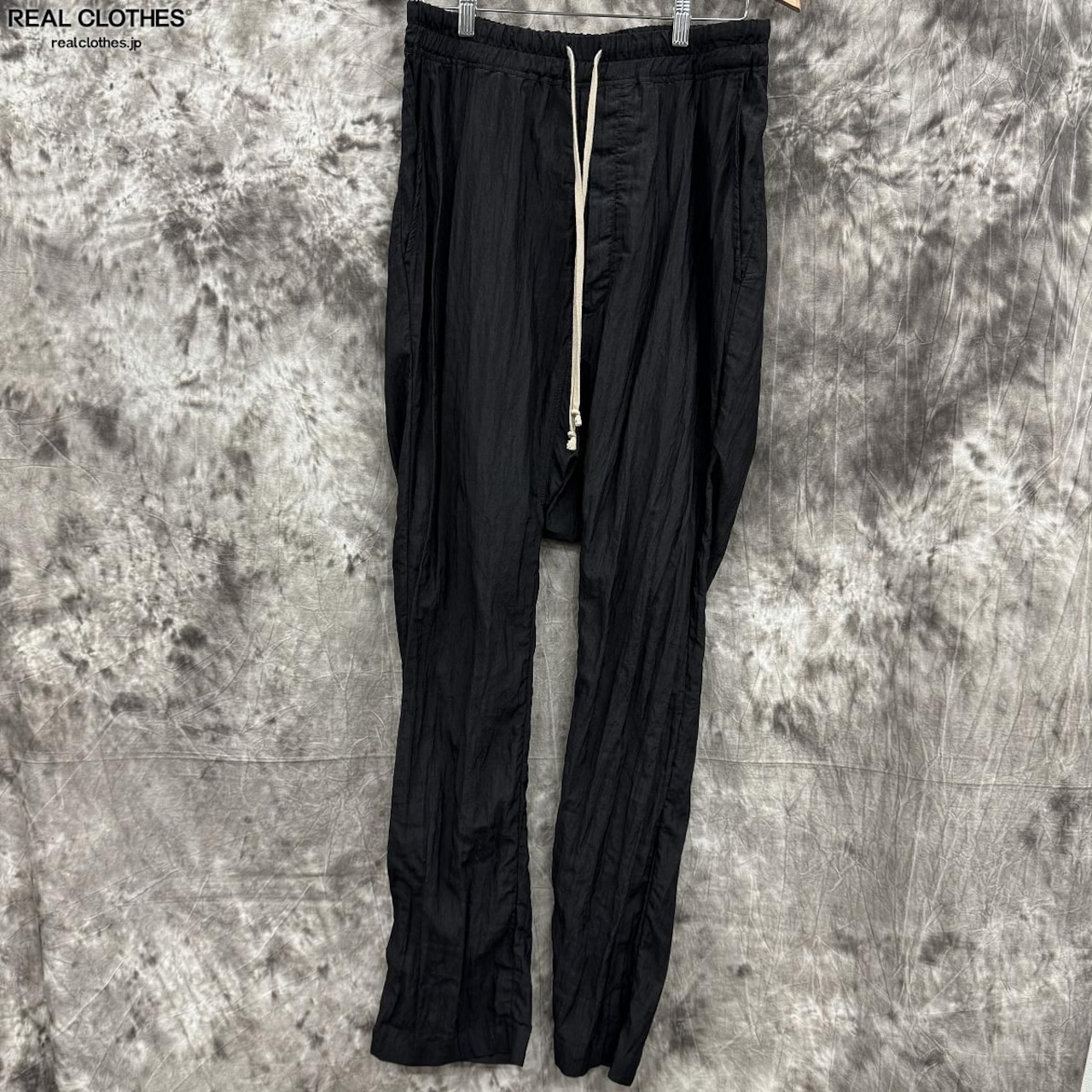 リックオウエンス 20AW RU20F3380 ドローストリングロングパンツ  