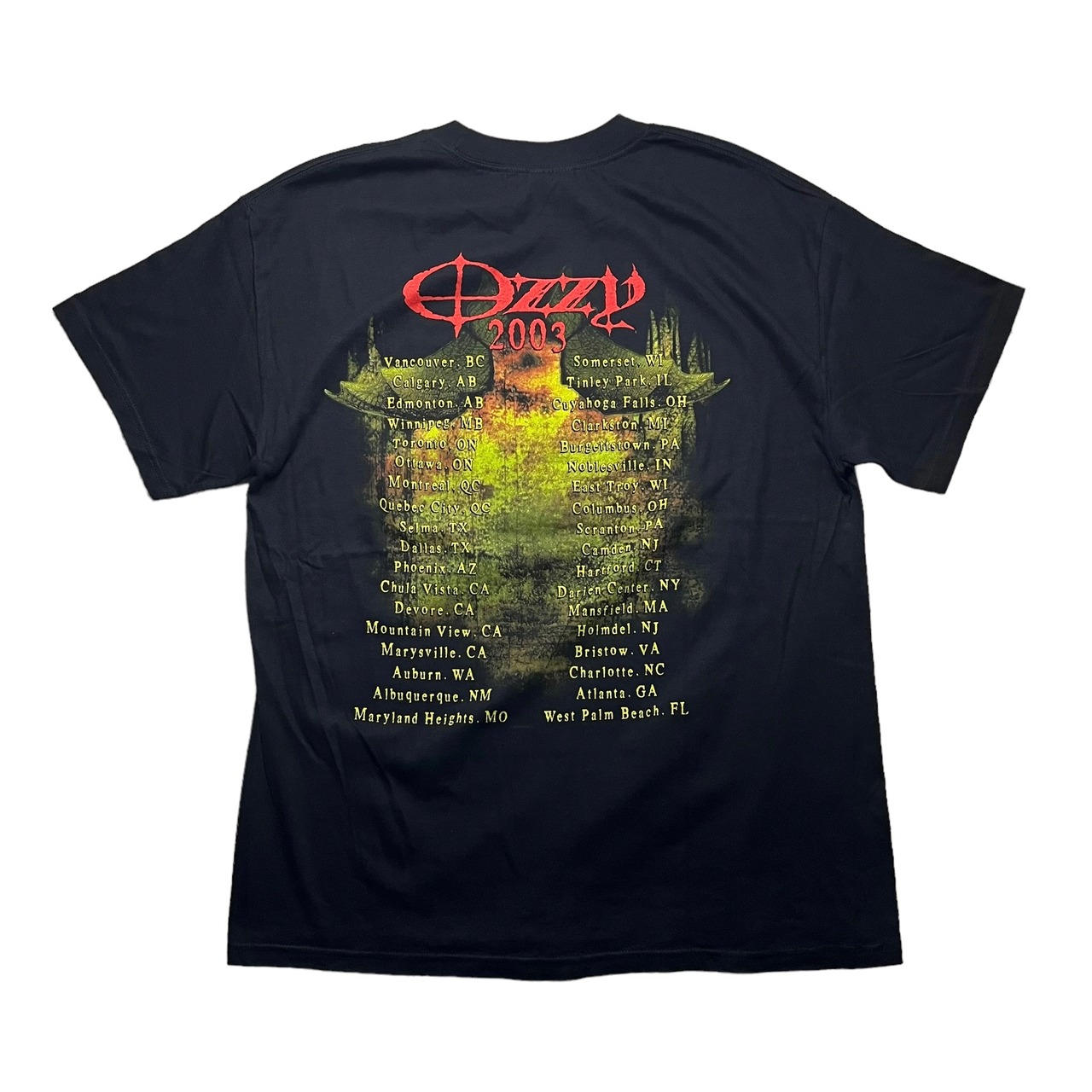 2000's OZZY OZBOURN music tour tee