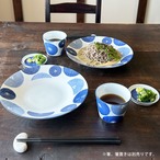 そば食器 古青藍 藍花 1人前 そば食器セット ざるそばセット
