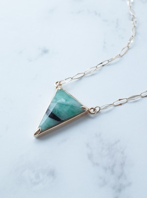 Spike Emerald Necklace