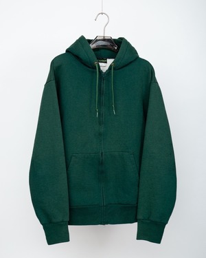 "CAMBER" fade thermal linear zip hoodie (Made In USA)