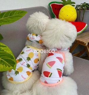 【ZOOBICO】Cooling Ice Mesh Sleeveless(yellow/pink)