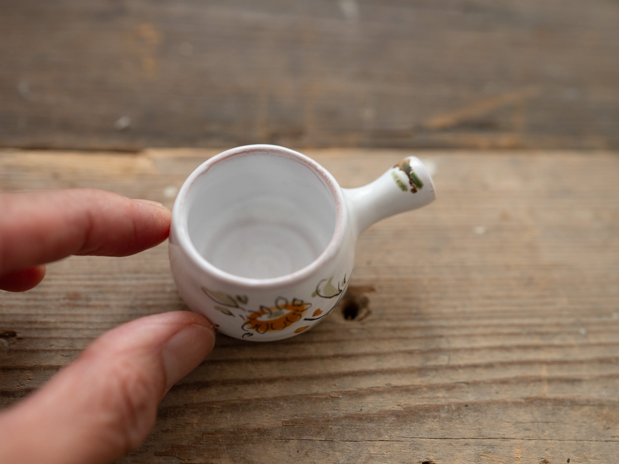 陶器の小さなクリーマー フランスアンティーク