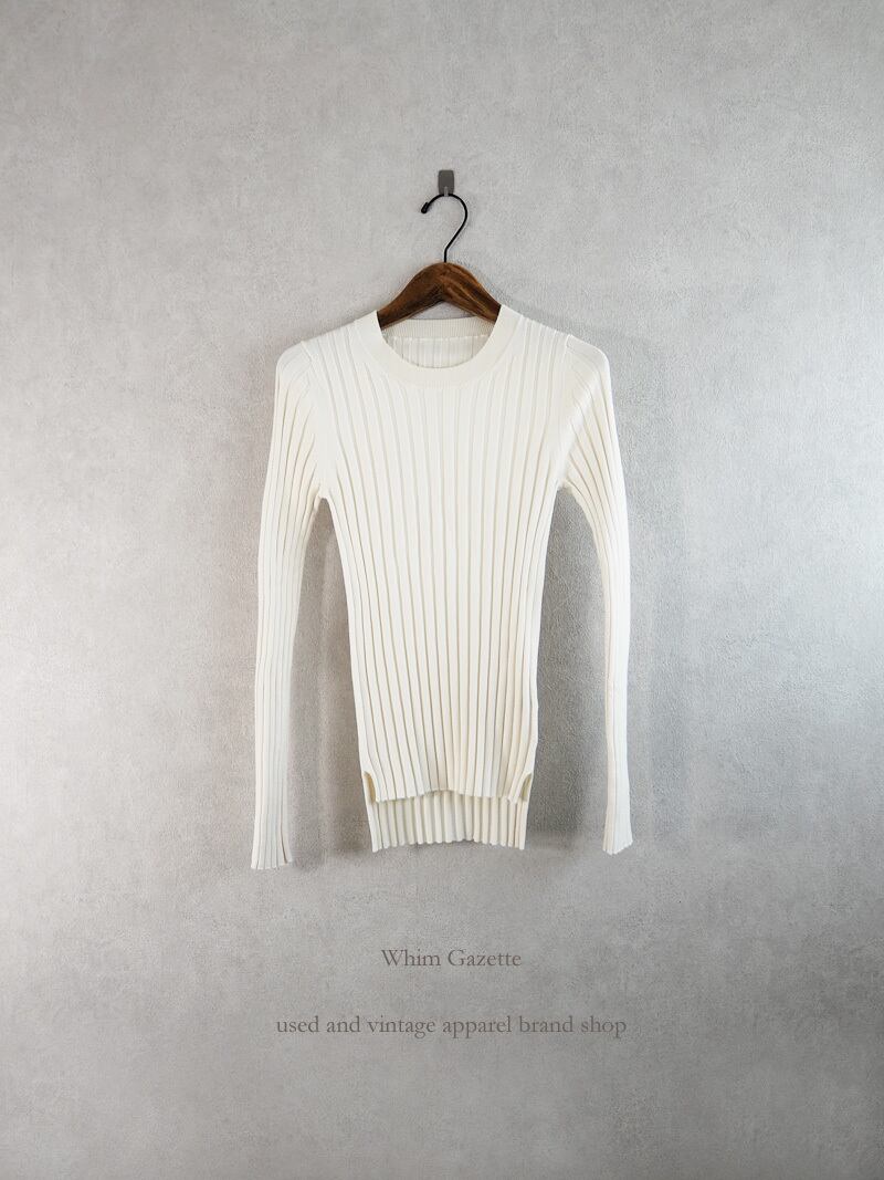 2021SS / Whim Gazette(ウィム ガゼット) シルクワイドリブプルオーバー