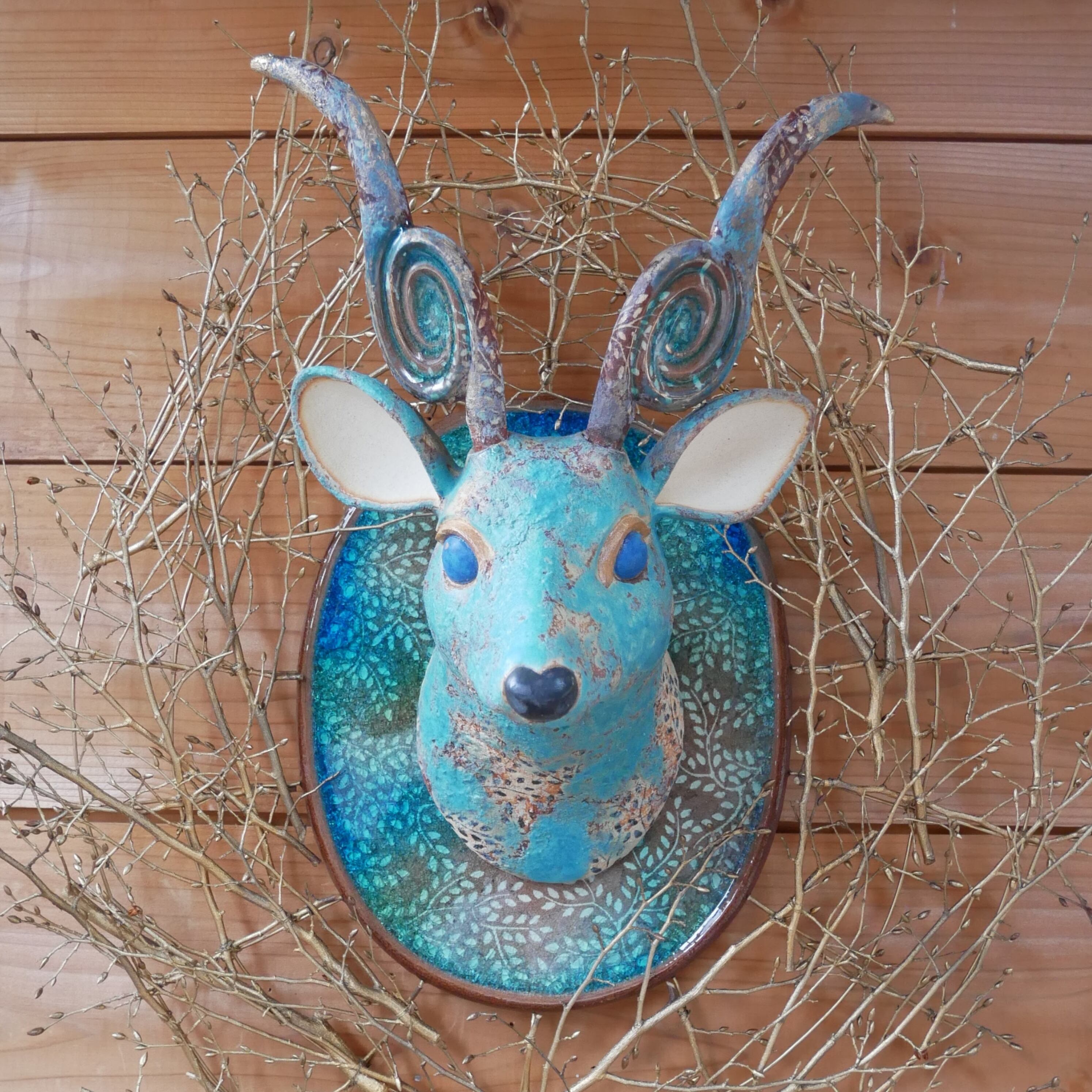 青色の鹿 no.5 | Haneco